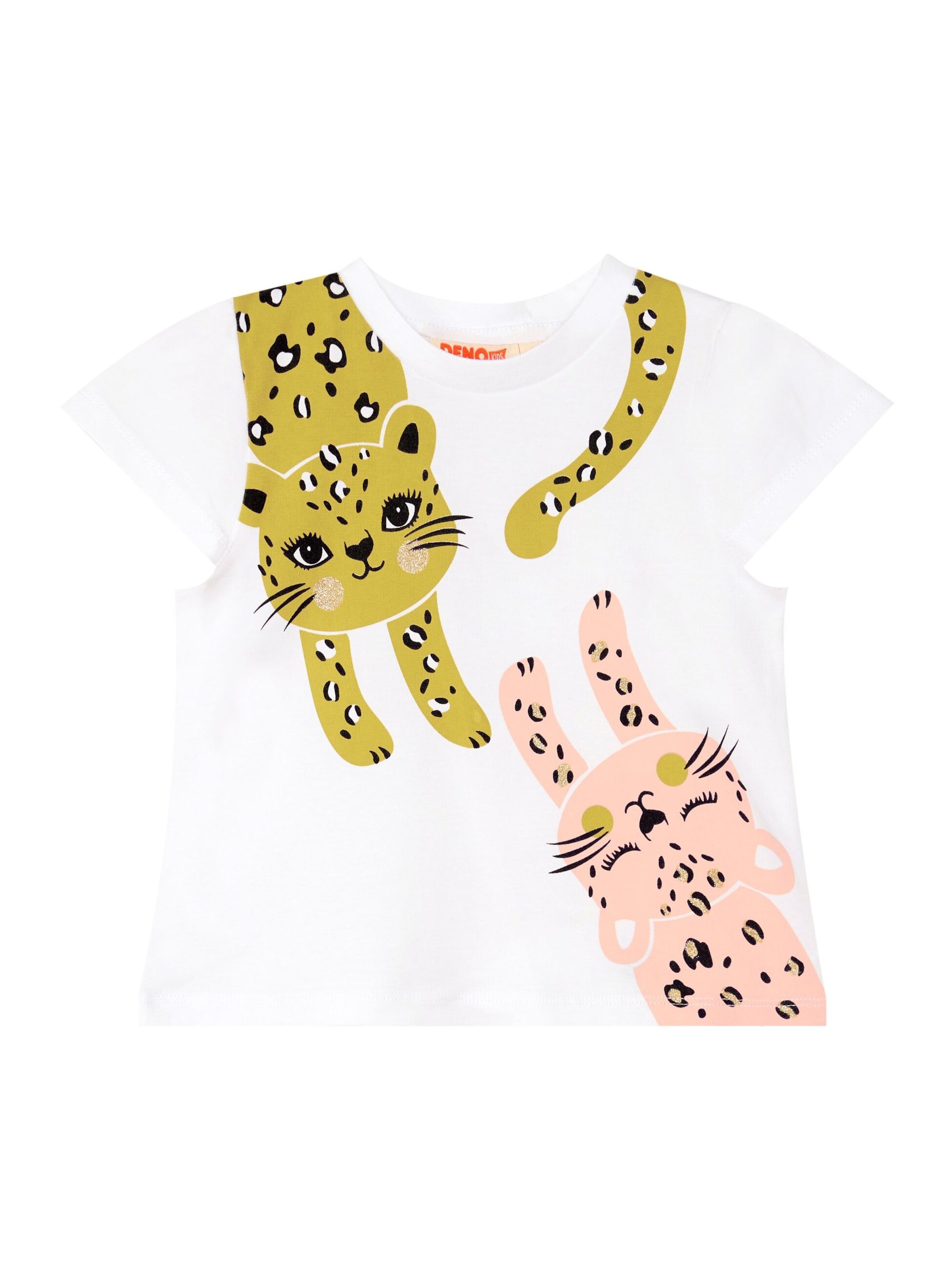 Denokids Set 'Twin Leos' in Weiß