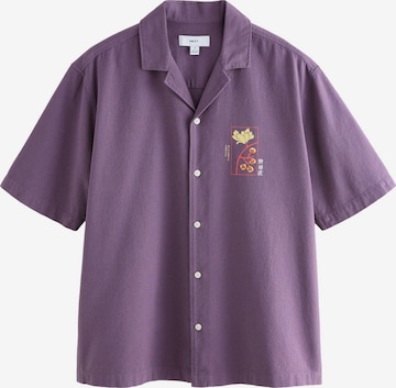 Coupe regular Chemise Next en violet : devant