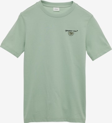 s.Oliver Shirt in Groen: voorkant
