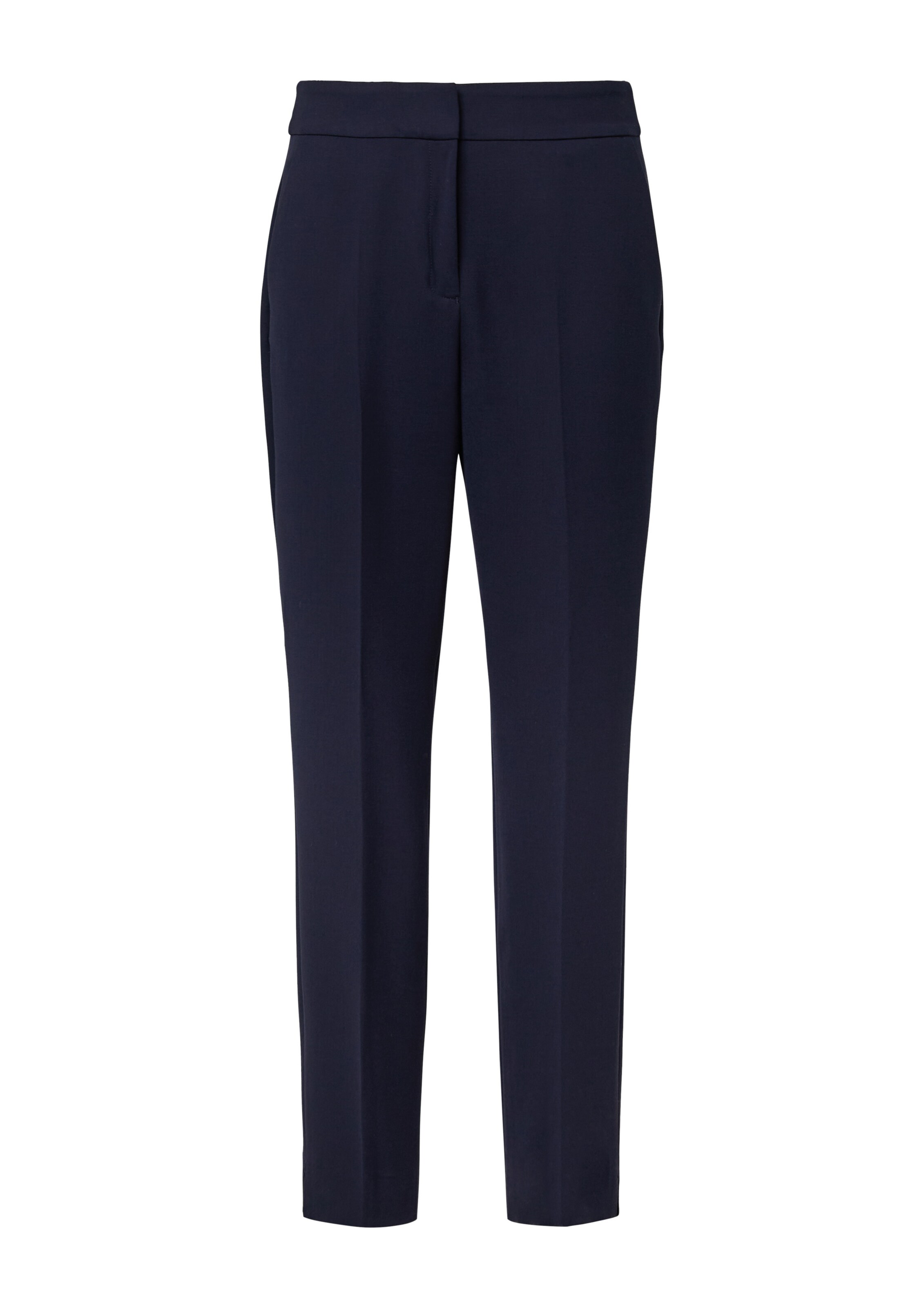 s.Oliver BLACK LABEL Tapered Bügelfaltenhose 'Sue' in Blau: Vorderseite