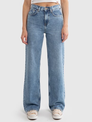 BIG STAR Loosefit Jeans 'ATREA' in Blauw: voorkant
