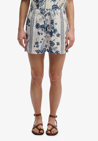 Superdry & Co Loosefit Broek in Beige: voorkant