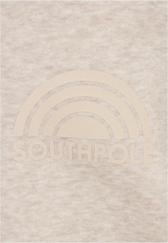SOUTHPOLE Tapered Pants 'Southpole' in Beige