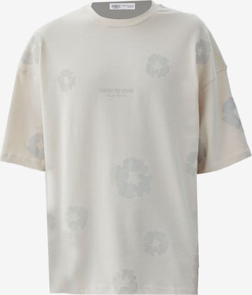 VAMOS CLO - Camisa 'Richardson' em bege: frente