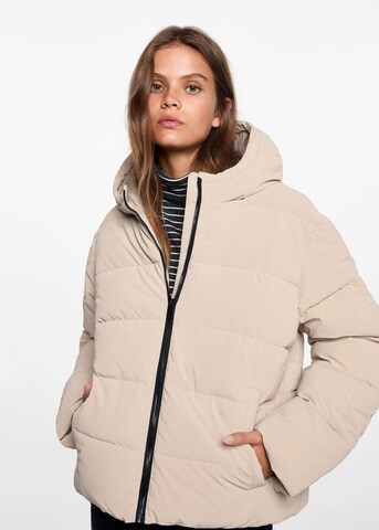 MANGO TEEN Übergangsjacke in Beige: Vorderseite