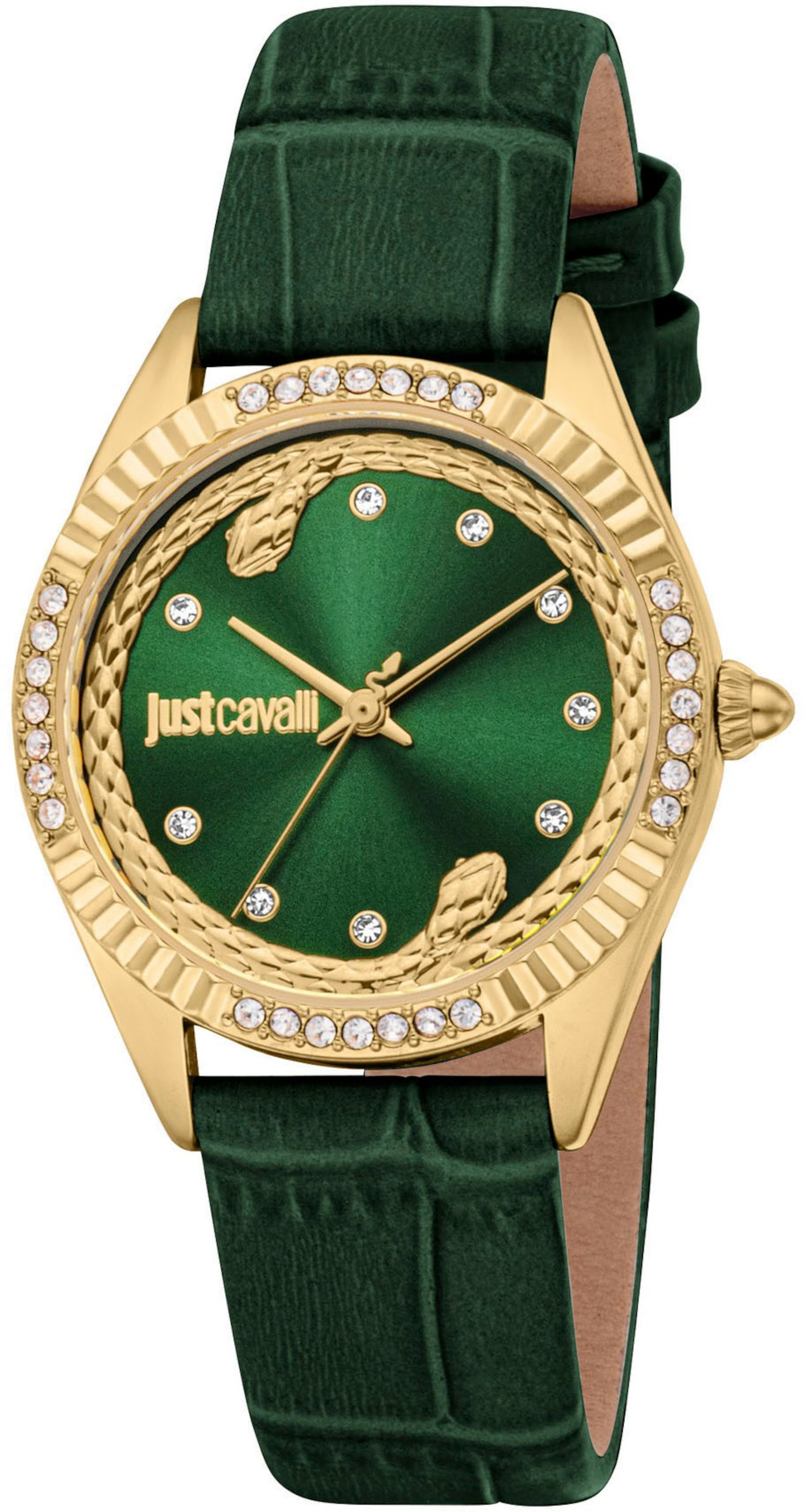 Just Cavalli Time Analog Watch in Gold: front