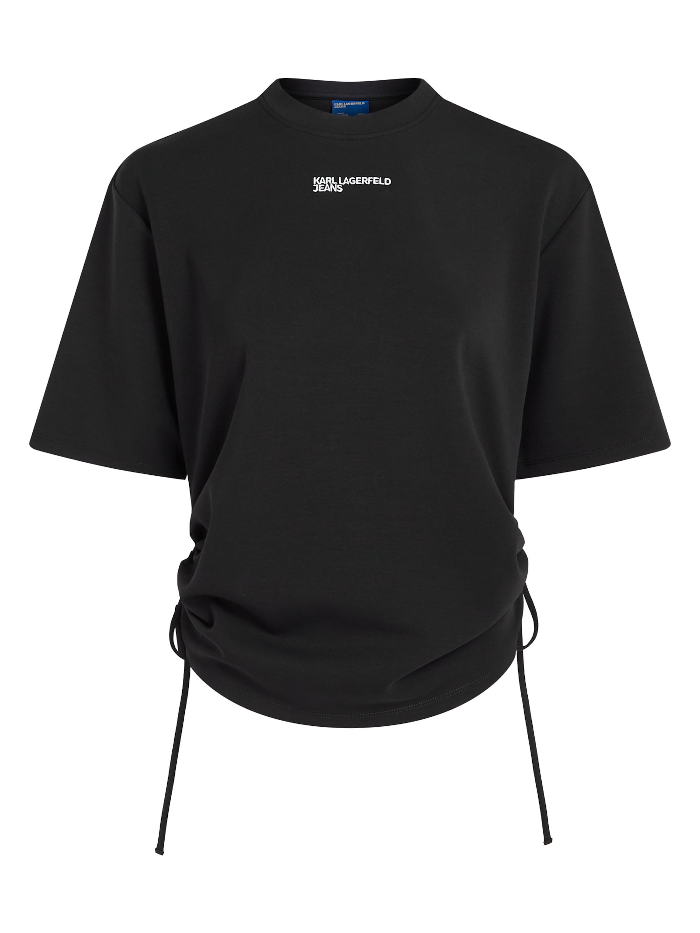 juoda KARL LAGERFELD JEANS Marškinėliai: priekis