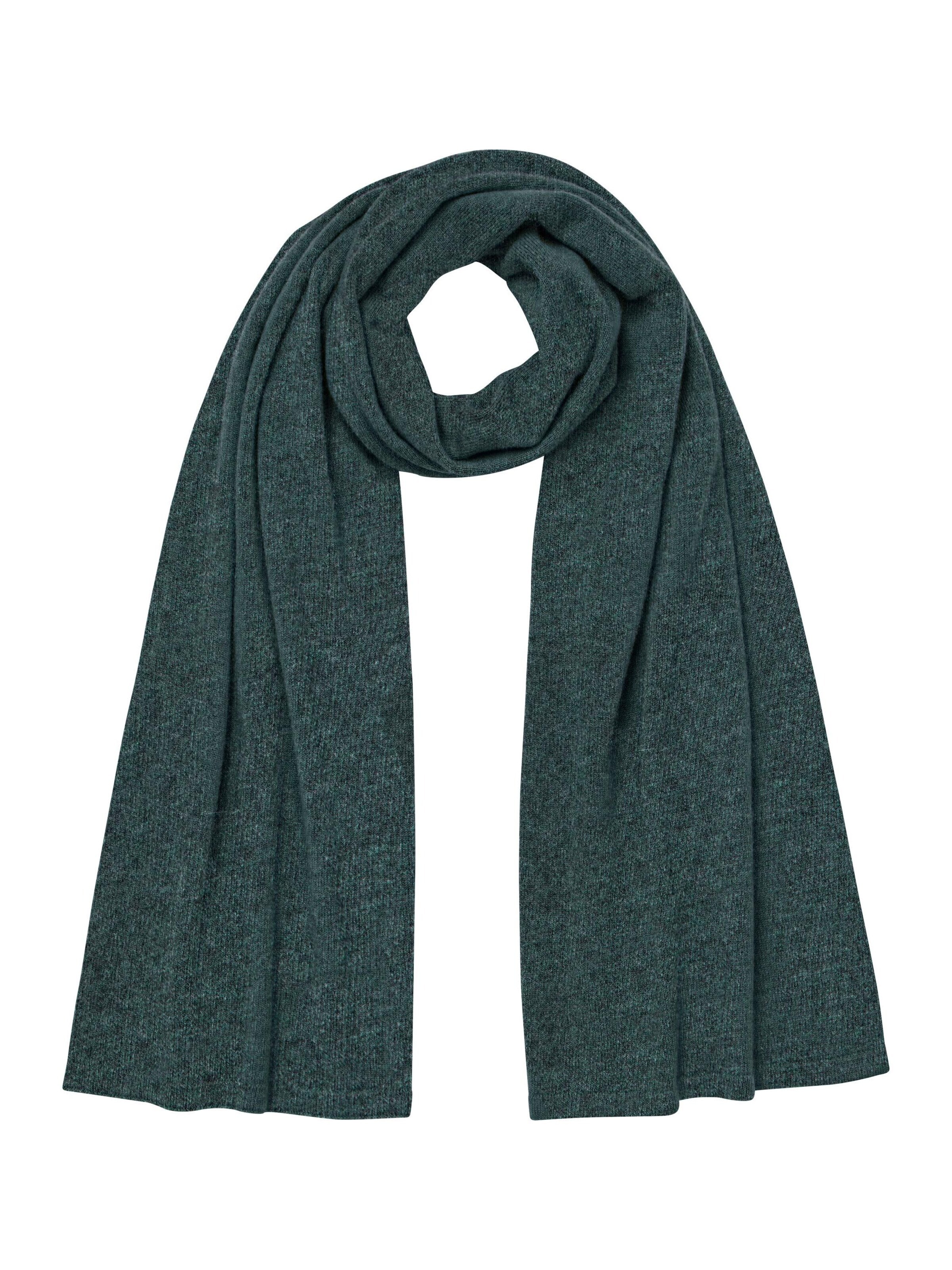 FALKE Scarf 'Pure Cashmere' in Green: front