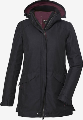 KILLTEC Outdoor Jacket in Black: front