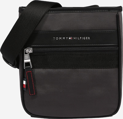 TOMMY HILFIGER Schoudertas in de kleur Taupe / Zwart / Wit, Productweergave