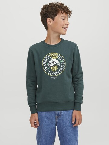 Sweat Jack & Jones Junior en vert : devant