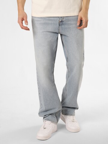 HUGO Blue Loosefit Jeans 'Nate' in Blauw: voorkant
