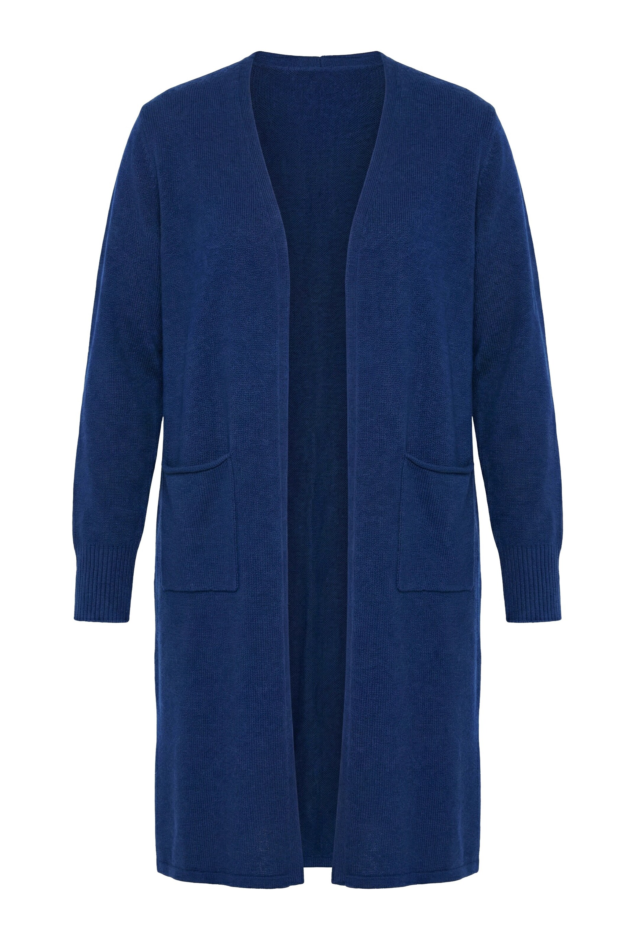 Angel of Style Knit Cardigan in Blue: front