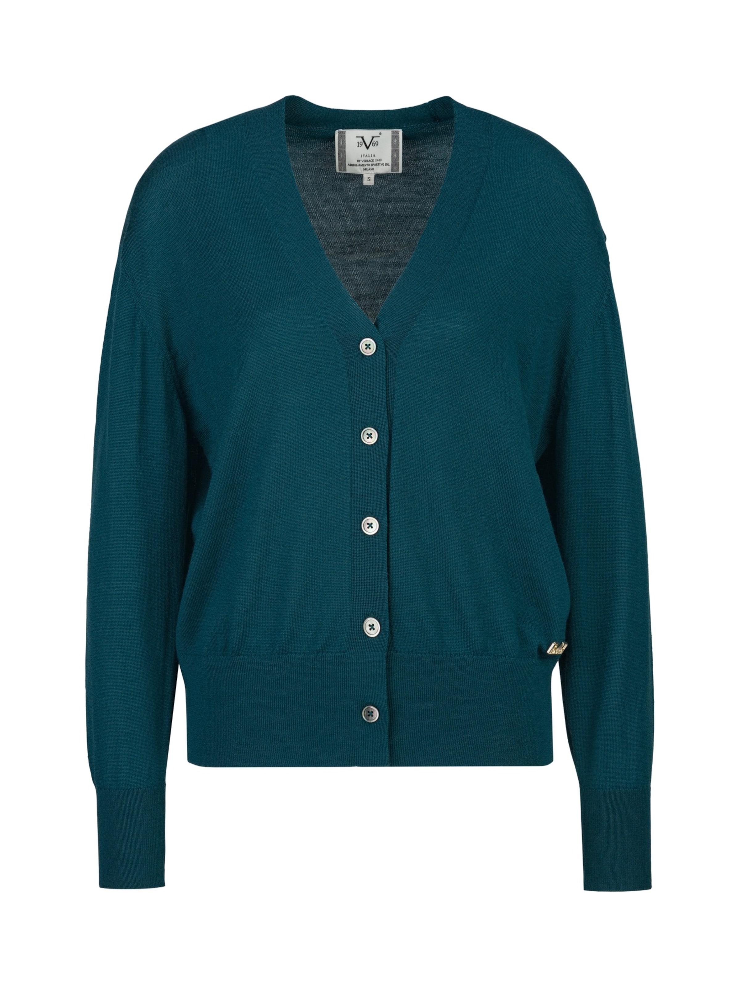 Cardigan 'Veronica' 19V69 ITALIA en vert : devant