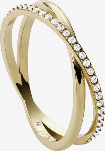 FOSSIL Ring in Gold: front