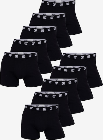 Boxers CR7 - Cristiano Ronaldo en noir : devant