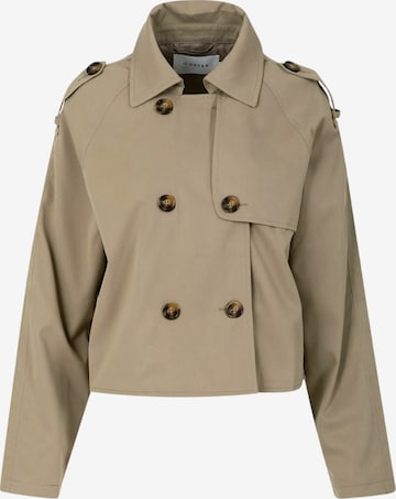 Coster Copenhagen Välikausitakki ' Short ' värissä beige: etupuoli