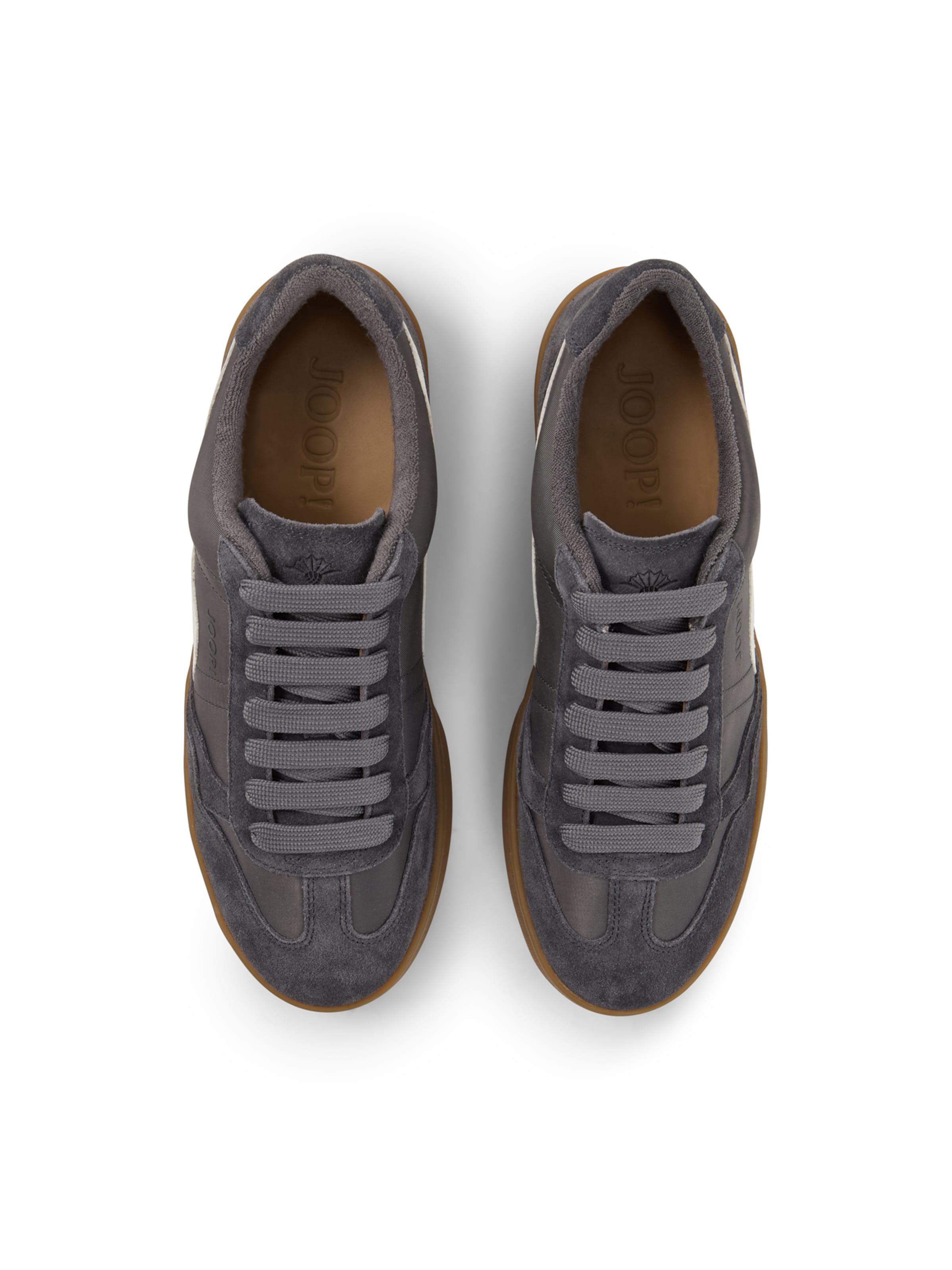 Baskets basses 'Velluto Misto Palmero' JOOP! en gris
