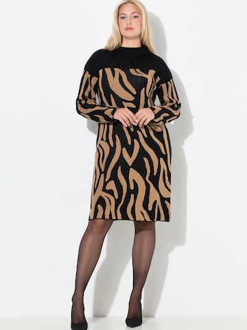 Ulla Popken Neulemekko värissä ruskea: etupuoli