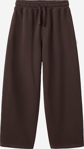 MANGO KIDS Loosefit Housut 'BARRY' värissä ruskea: etupuoli