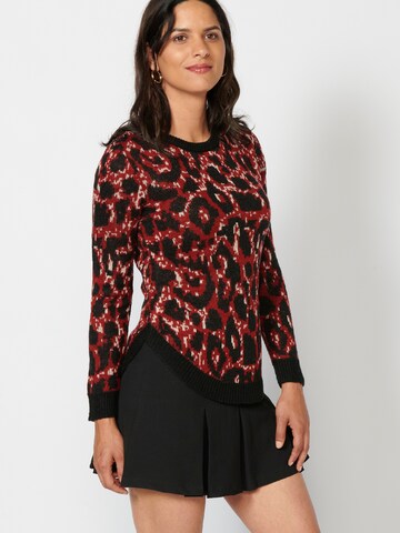 Pull-over KOROSHI en rouge