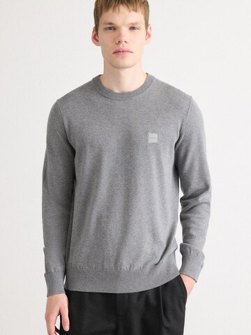 BOSS Sweater 'Kanovano_S' in Grey