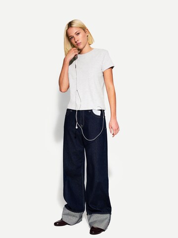 Bershka Shirt in Grijs