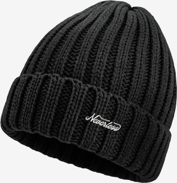 Neverless Mütze 'Model 36934' in Schwarz: Vorderseite