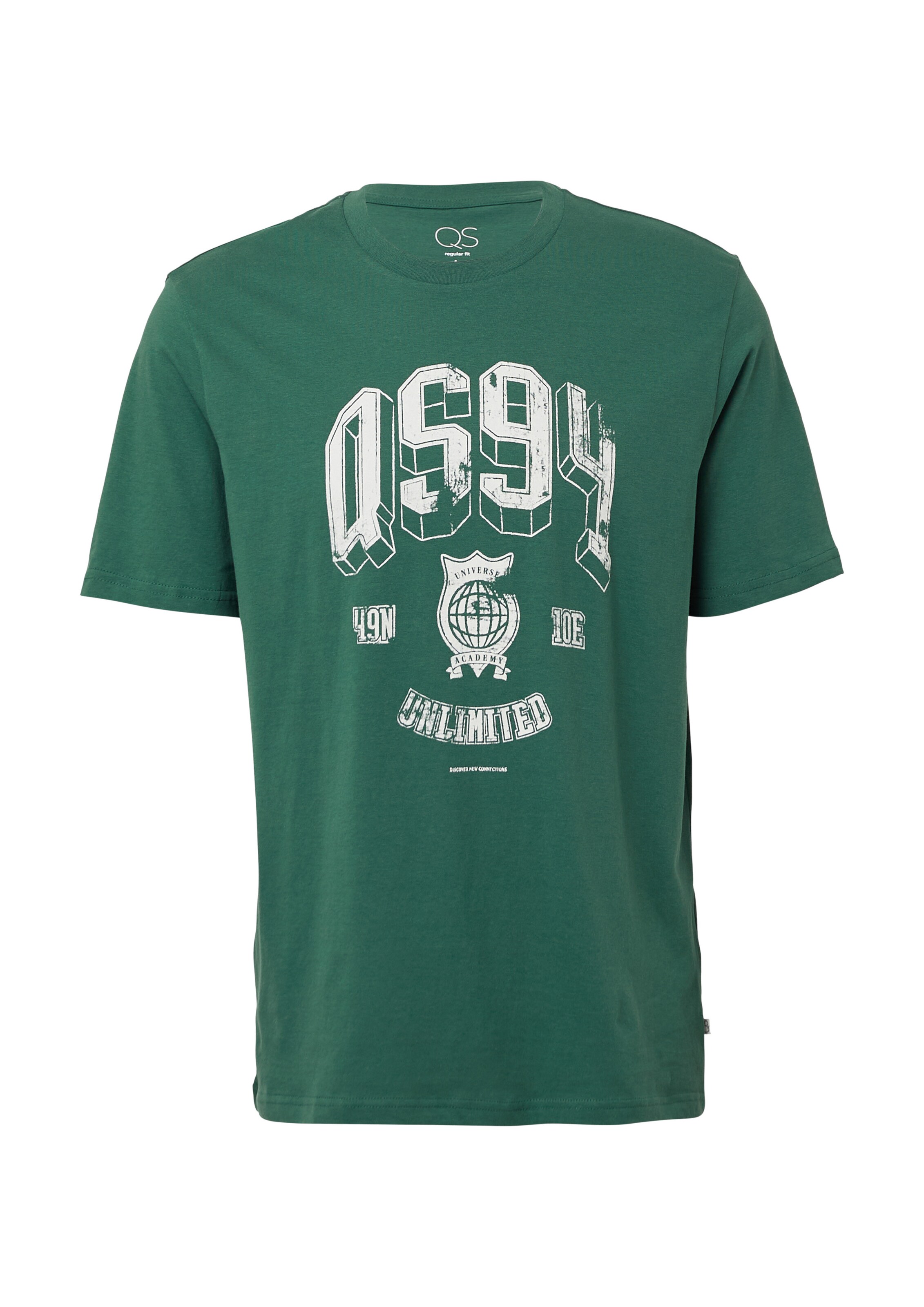 QS Shirt in Grün: Vorderseite