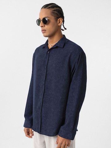 Comfort fit Camicia di Dandalo in blu