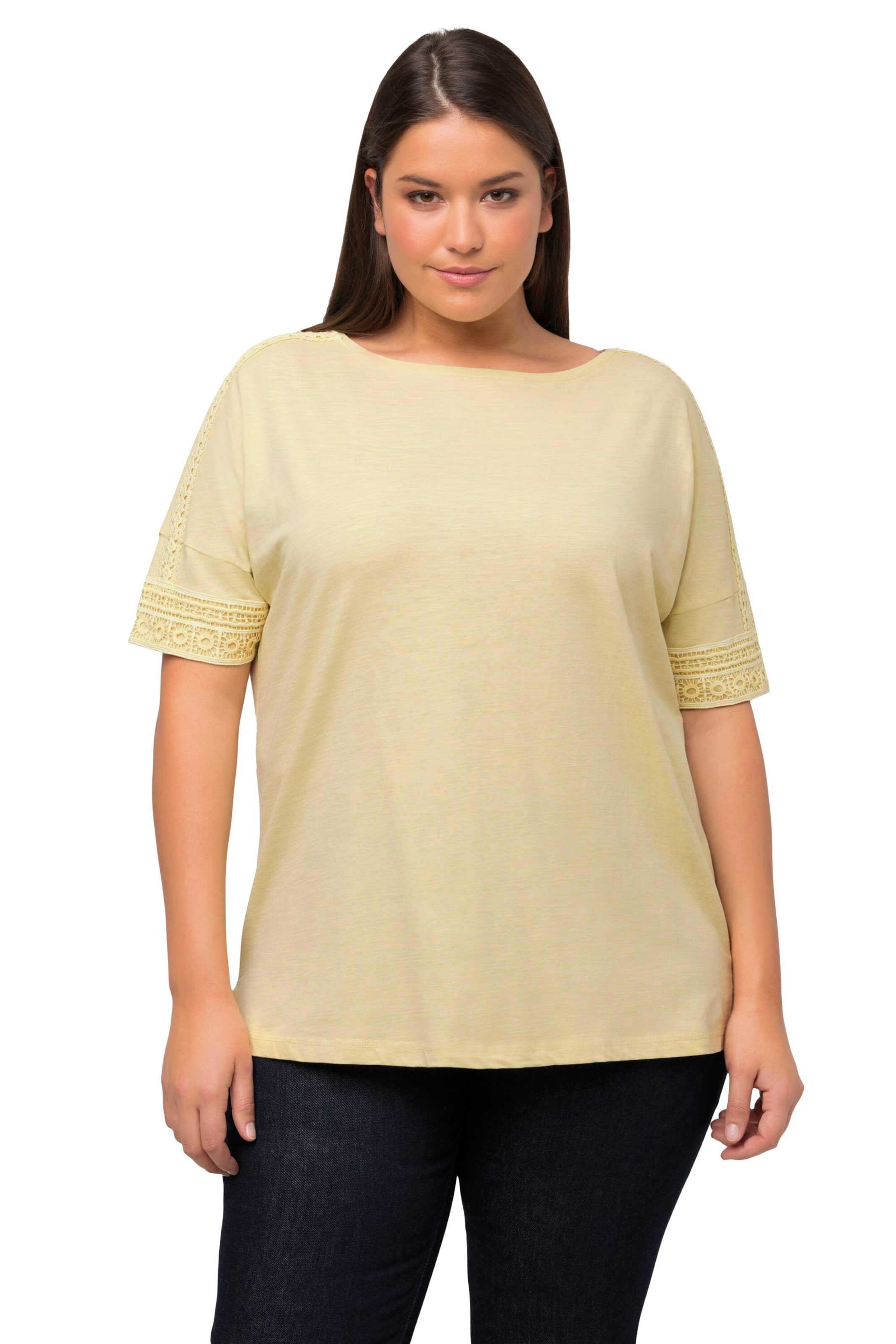 Ulla Popken Shirt in Yellow: front