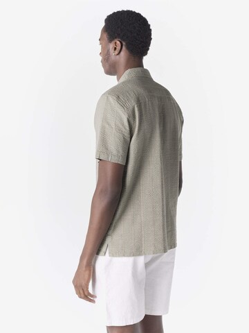 KOROSHI Rovný strih Košeľa - Zelená