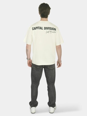 T-Shirt 'Last Bucks | Capital Division' Last Bucks en blanc
