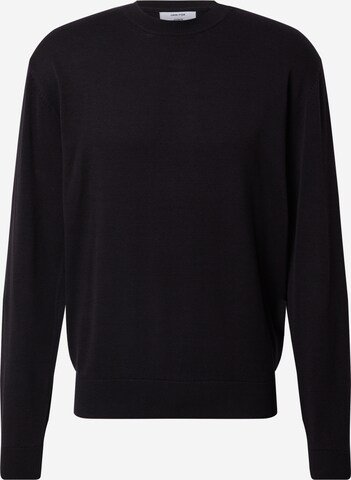 DAN FOX APPAREL Sweater 'Gregor' in Black: front