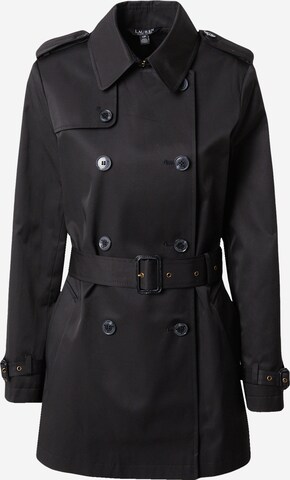 Manteau mi-saison Lauren Ralph Lauren en noir : devant