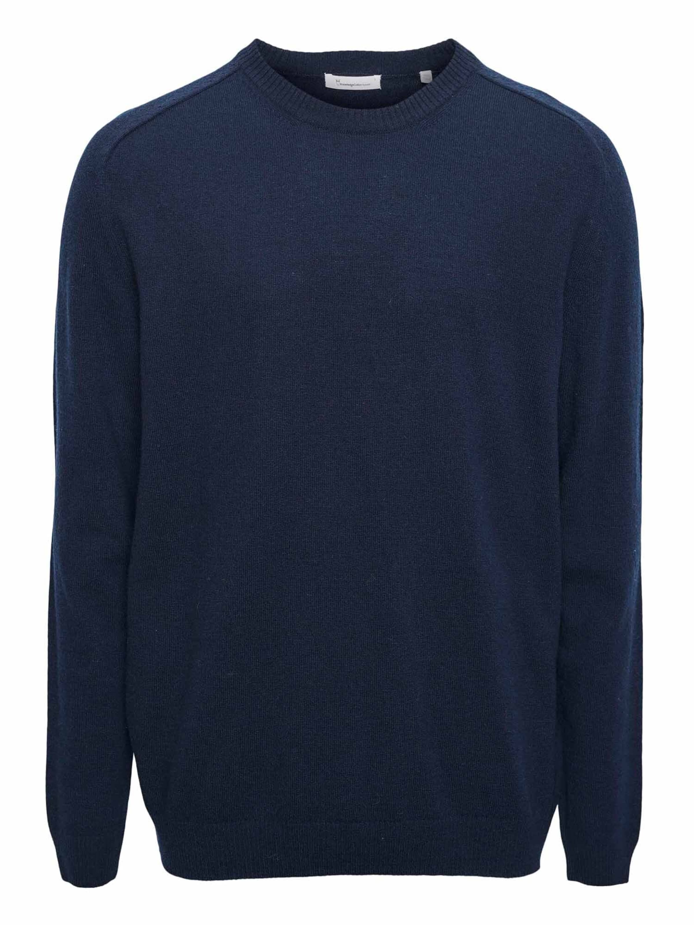 KnowledgeCotton Apparel Pullover 'Field' in Blau: Vorderseite
