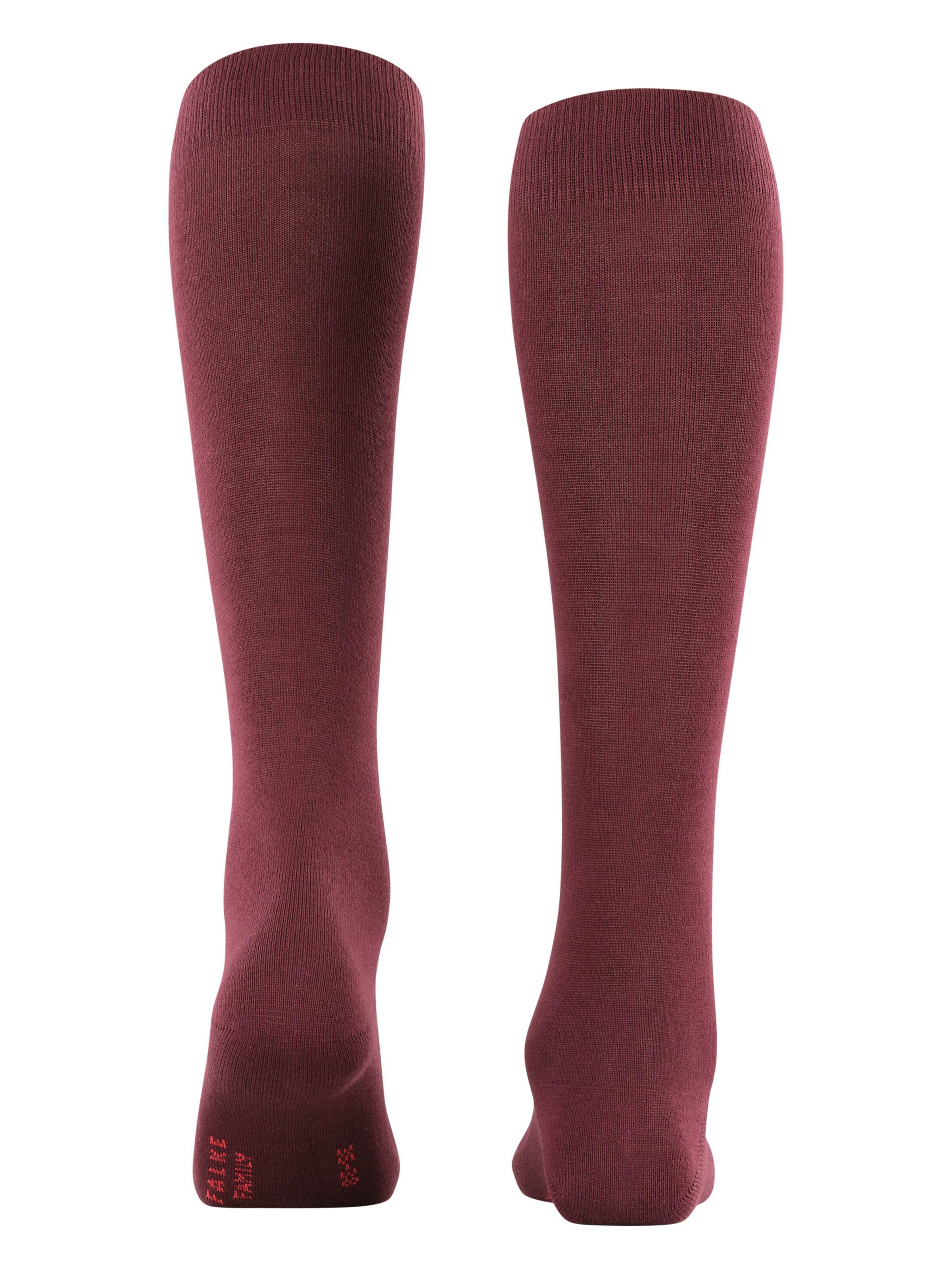 FALKE Knee High Socks 'Family' in Red