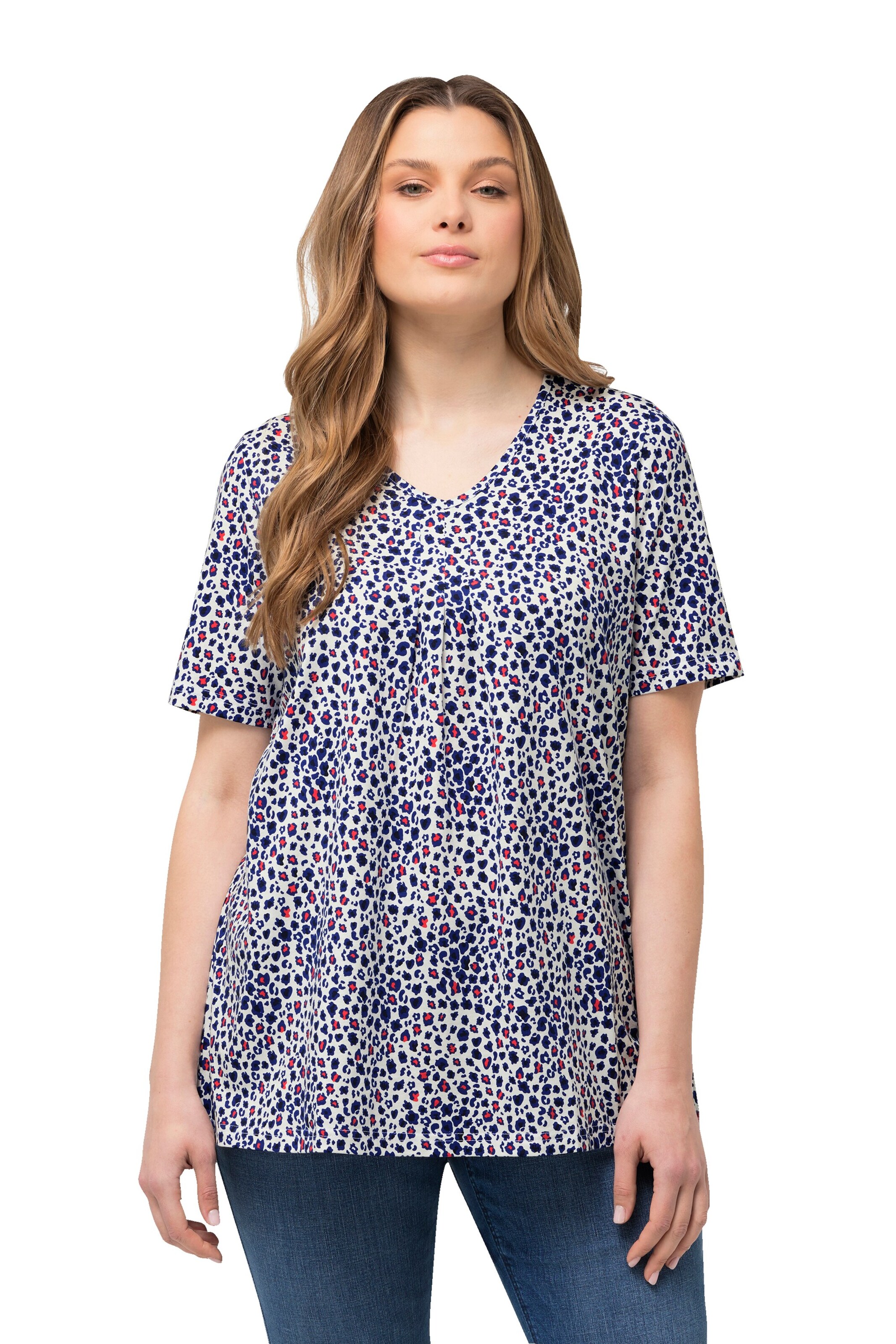 Ulla Popken Shirt in Mixed colours: front