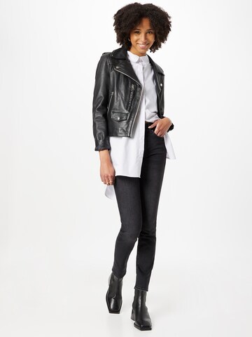 7 for all mankind Skinny Jeans 'ROXANNE' in Zwart