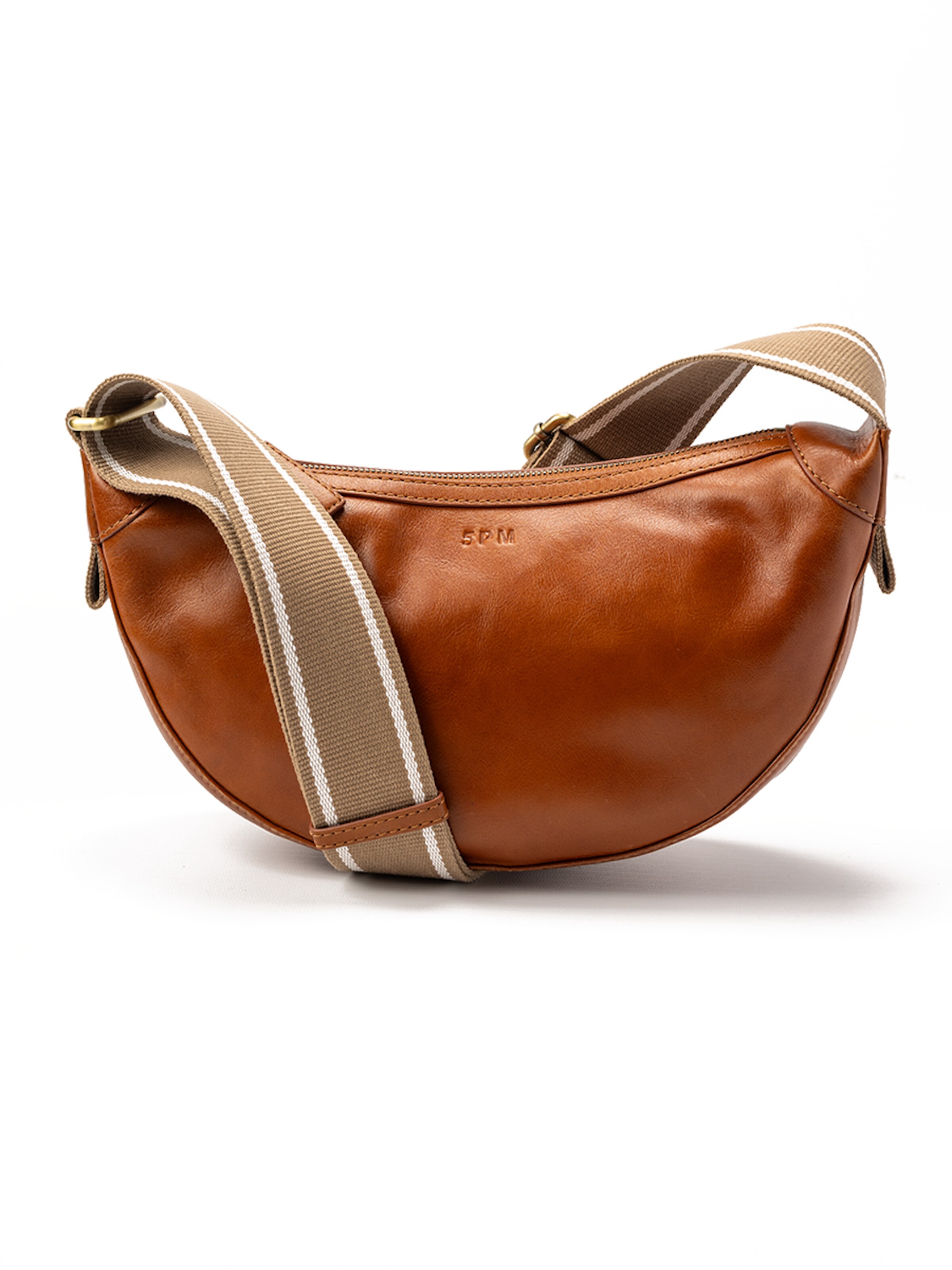 5PM Crossbody Bag 'LILY' in Brown: front