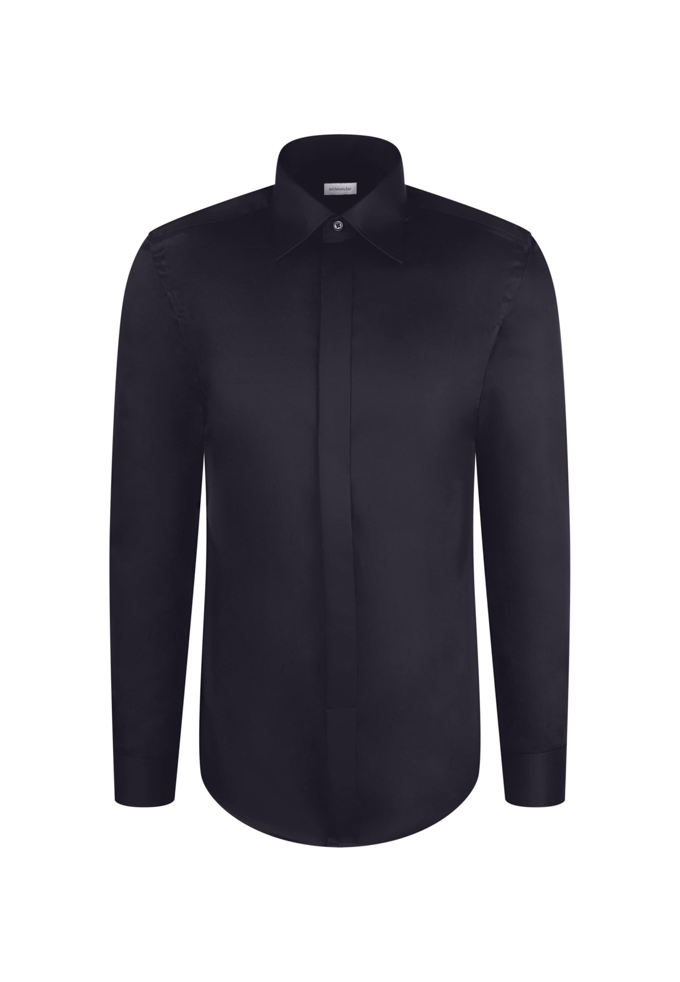 Coupe regular Chemise business SEIDENSTICKER en noir