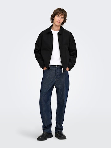 Veste mi-saison Only & Sons en noir