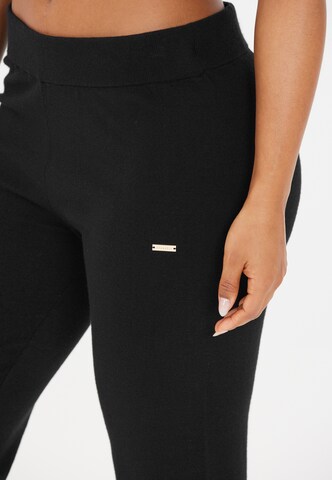 Athlecia Regular Sweathose 'Dava' in Schwarz