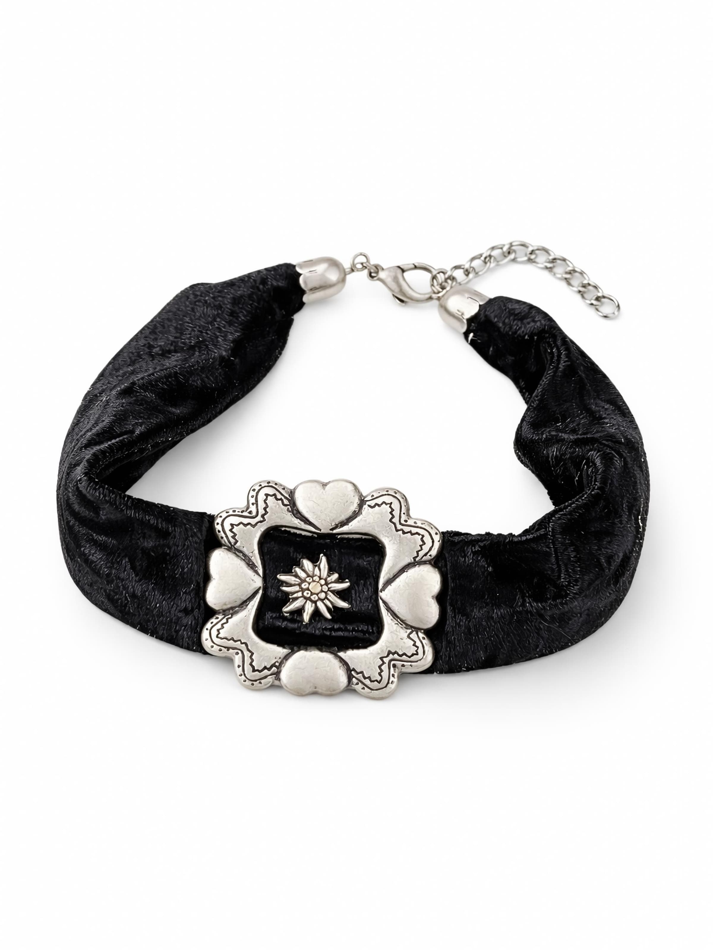 Allgäu Rebell Necklace 'Anette' in Black: front