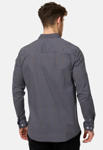 INDICODE JEANS Regular Fit Hemd in Blau