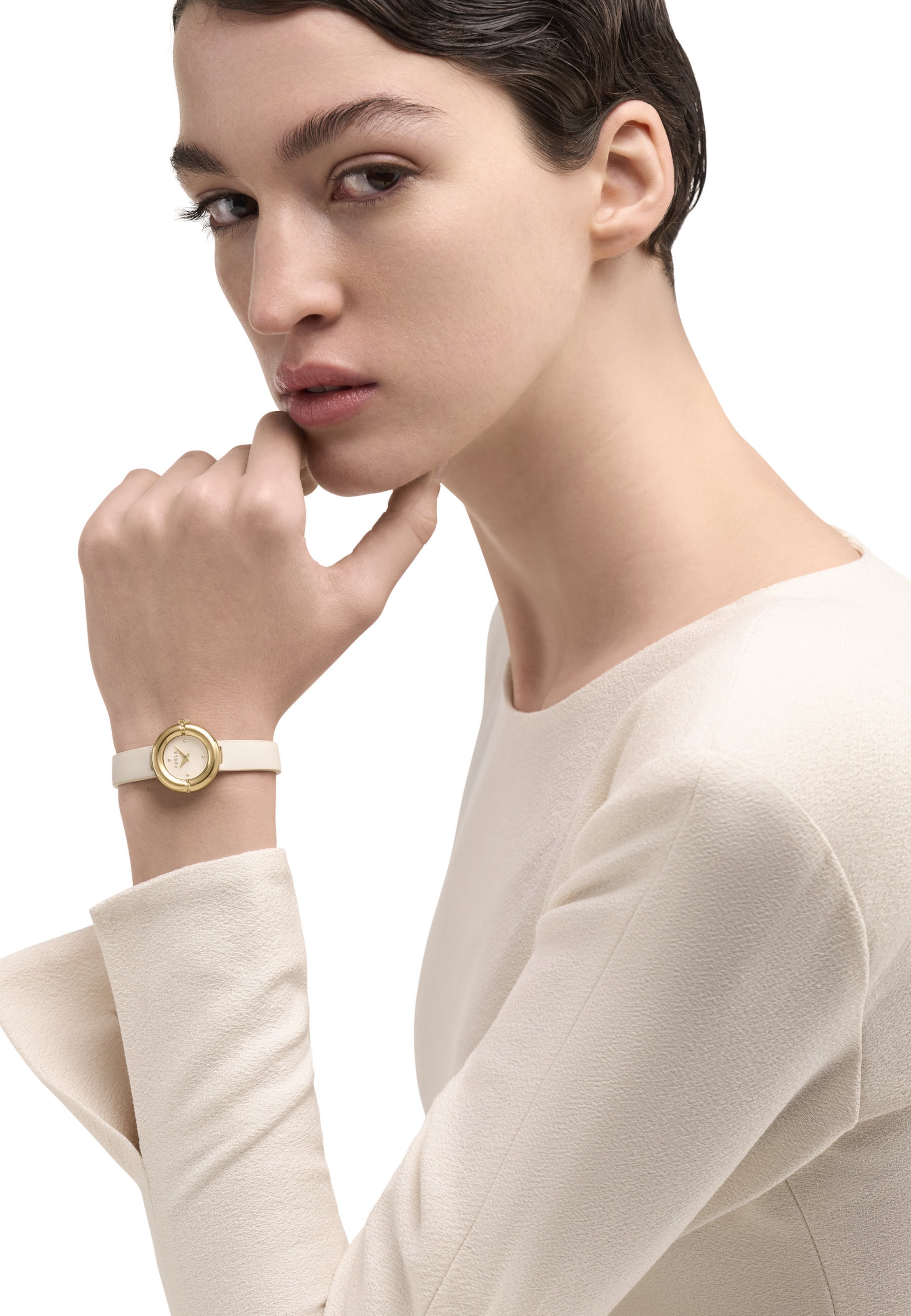 FURLA Analoog horloge 'MIASFERA ICONIC' in Wit: voorkant
