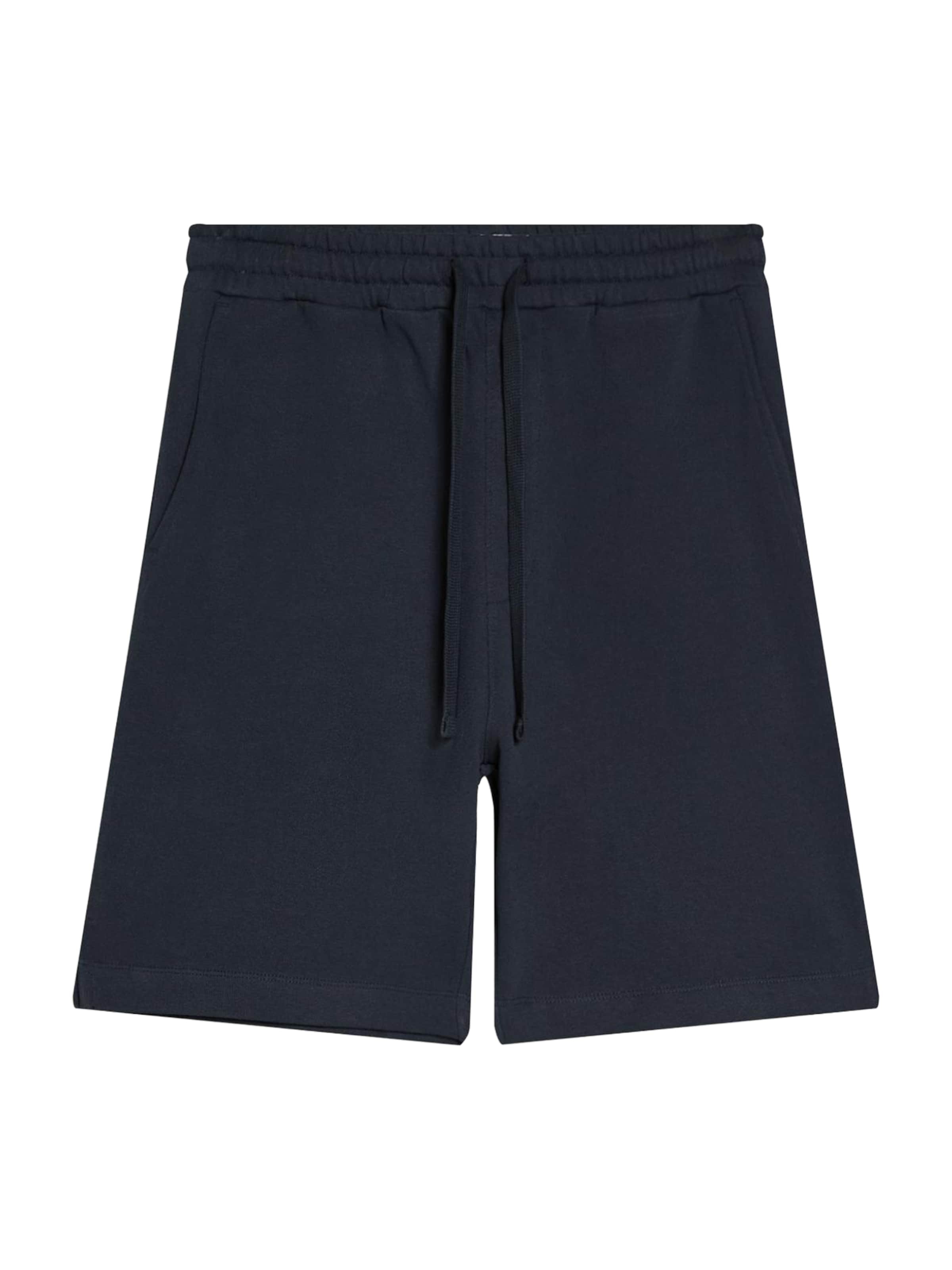 Bershka Loosefit Shorts in Blau: Vorderseite