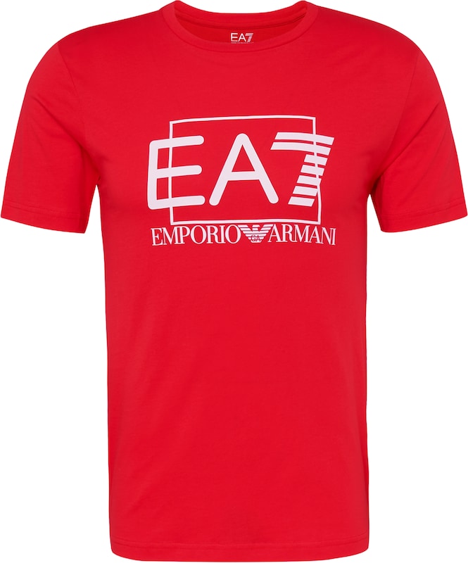 EA7 Emporio Armani T-Shirt in Rot