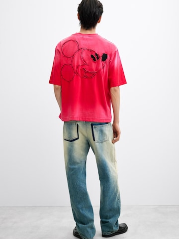 Desigual Тениска 'Mickey' в червено: отпред