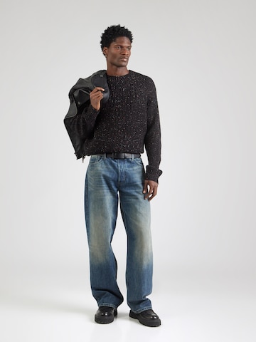 WEEKDAY Pullover 'Neps Amel' i sort